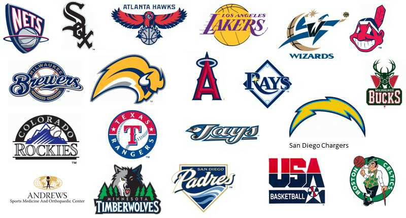 logos of sports teams using deep tissue laser